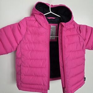 GAP Bright Pink Baby Puffer Jacket